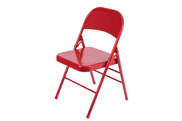鐵椅 EBC-309AS(大紅色）